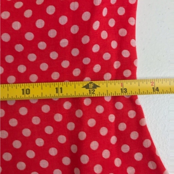 Vintage Gay Gibson Two Piece Red Polka Dot Sheath Dress and Jacket Womens Small - Picture 9 of 16